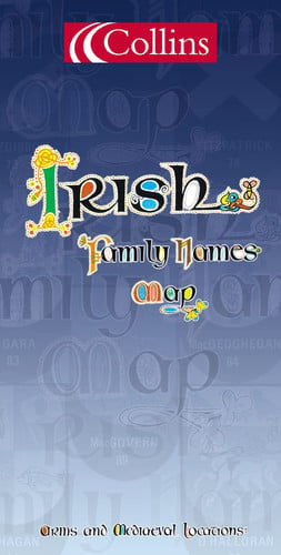Irish Family Names Map (Collins British Isles and Ireland Maps)