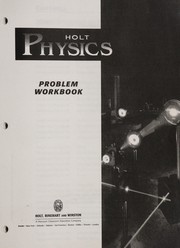 Physics: Problem Workbook (Holt Physics)