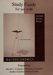 Study Guide for Use with Macroeconomics, Second Canadian Edition