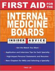 First Aid for the Internal Medicine Boards
