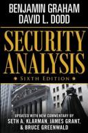 Security Analysis: Sixth Edition, Foreword by Warren Buffett (Security Analysis Prior Editions)