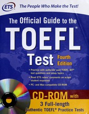 Official Guide to the Toefl Test (Official Guide to the Toefl Ibt)