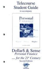 Telecourse Student Guide for Dollar$ and Sense Personal Finance... for the 21st Century