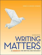 Writing Matters(A Handbook for Writing and Research)