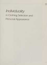 Individuality in clothing selection and personal appearance