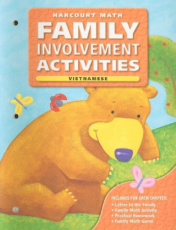California Harcourt Math Family Involvement Activities Grade K