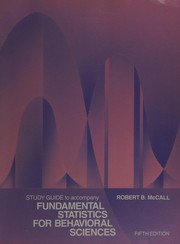 Study Guide to Accompany Fundamental Statistics for Behavioral Sciences