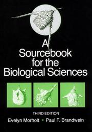 A Sourcebook for the Biological Sciences