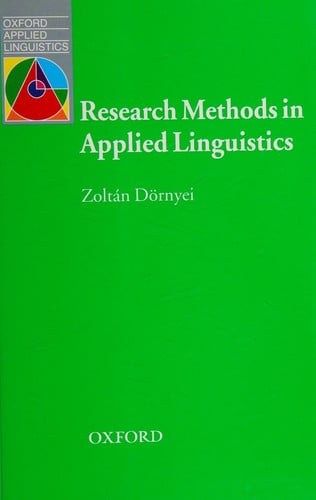Research Methods in Applied Linguistics (Oxford Applied Linguistics)