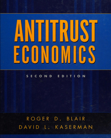 Antitrust Economics