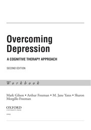 Overcoming Depression: A Cognitive Therapy Approach (Treatments That Work)