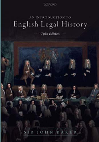 Introduction to English Legal History