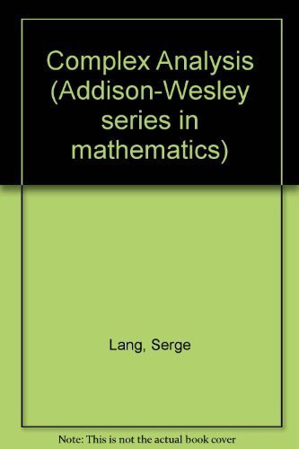 Complex analysis