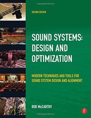 Sound systems: design and optimization : modern techniques and tools for sound system design and alignment