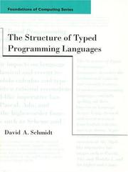 The Structure of Typed Programming Languages (Foundations of Computing)
