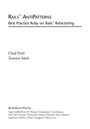Rails antipatterns: best practice Ruby on Rails refactoring