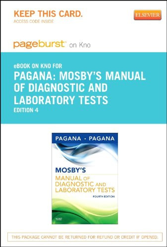 Mosby's Manual of Diagnostic and Laboratory Tests - Elsevier eBook on Intel Education Study (Retail Access Card)