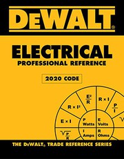 DEWALT Electrical Professional Reference - 2020 NEC (DeWalt Trade Reference Series)