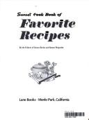 Sunset cook book of favorite recipes