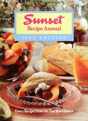 Sunset Recipe Annual, 1994