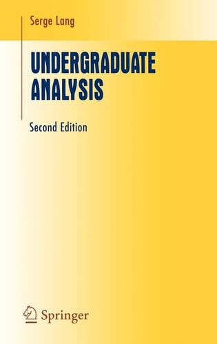 Undergraduate analysis