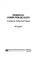Personal computer quality: a guide for victims and vendors