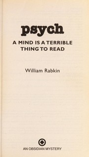 Psych: a mind is a terrible thing to read