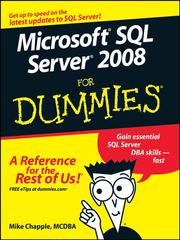 Microsoft Sql Server 2008 For Dummies