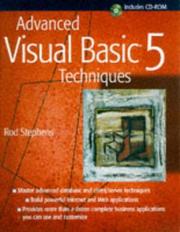 Advanced visual basic techniques