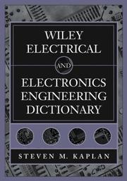 Wiley Electrical and Electronics Engineering Dictionary