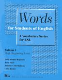 Words for Students of English : A Vocabulary Series for ESL, Vol. 6 (Pitt Series in English As a Second Language)