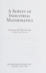 A Survey of Industrial Mathematics (Dover Books on Mathematics)