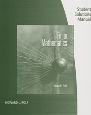 Student Solutions Manual for Rolfs Finite Mathematics 7th