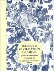 Science and Civilisation in China, Volume 3: Mathematics and the Sciences of the Heavens and the Earth