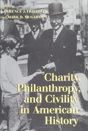 Charity, Philanthropy, and Civility in American History