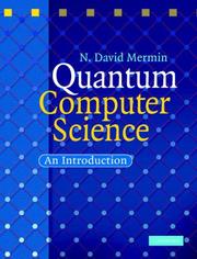 Quantum Computer Science: An Introduction