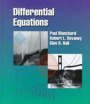 Differential Equations (Miscellaneous/Catalogs)