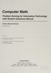 Computer Math: Problem Solving for Information Technology with Student Solutions Manual (2nd Edition)
