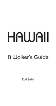Hawaii: A Walker's Guide