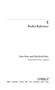 C Pocket Reference