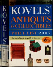 Kovels' Antiques & Collectibles Price List 2003