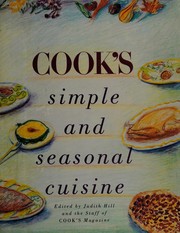 Cook's simple and seasonal cuisine