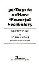 30 Days to a More Powerful Vocabulary