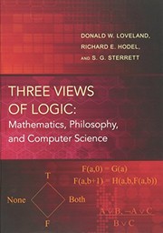 Three Views of Logic: Mathematics, Philosophy, and Computer Science