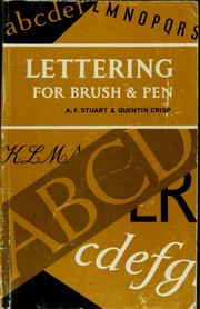 Lettering for brush and pen