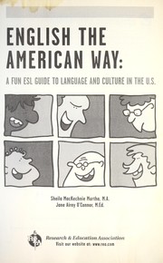 English the American Way: A Fun ESL Guide to Language & Culture in the U.S. w/Audio CD & MP3 (English as a Second Language Series)