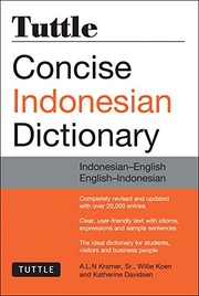 Tuttle Concise Indonesian Dictionary: Indonesian-English English-Indonesian (Tuttle Concise Dictionaries)