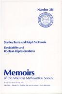 Decidability and Boolean representations