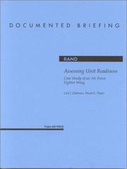Assessing unit readiness: case study of an Air Force fighter wing