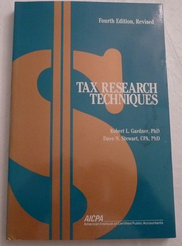Tax research techniques